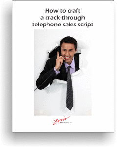 Telephone sales script 